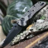 Hogue Deka ABLE Lock Folding Knife, 24277, 3.25" CPM-20CV Black Cerakote Clip Point Blade, G-Mascus FDE G-10 Handles