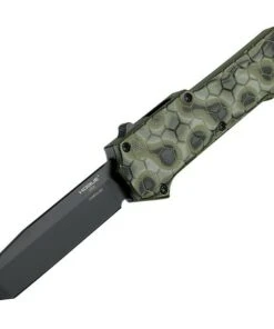 Hogue Compound 34028, 3.5" CPM S30V Tanto Black Finish Blade, G-Mascus Green G10 Handle