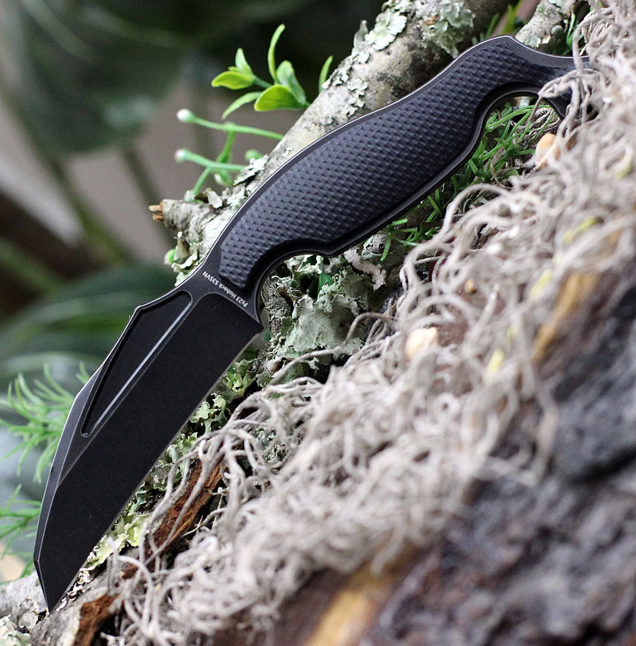 Jake Hoback Knives Jake Hoback Talim Combatives HOB011L, 3.5" S35VN Black Stonewash Wharncliffe Plain Blade, Black G-10 Handle 1 Jake Hoback Knives Jake Hoback Talim Combatives HOB011L, 3.5" S35VN Black Stonewash Wharncliffe Plain Blade, Black G-10 Handle