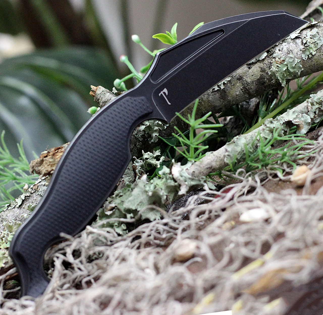 Jake Hoback Knives Jake Hoback Talim Combatives HOB011L, 3.5" S35VN Black Stonewash Wharncliffe Plain Blade, Black G-10 Handle 2 Jake Hoback Knives Jake Hoback Talim Combatives HOB011L, 3.5" S35VN Black Stonewash Wharncliffe Plain Blade, Black G-10 Handle - Image 2