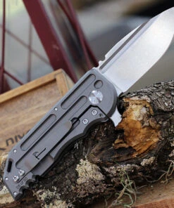 Jake Hoback Knives Jake Hoback WarSpear Framelock, 3.0" CPM S35VN Satin Plain Blade, Bead Blast Titanium Handle 5 Jake Hoback Knives Jake Hoback WarSpear Framelock, 3.0" CPM S35VN Satin Plain Blade, Bead Blast Titanium Handle -Knifeworks Sales Store HOB018 34630.1615993321