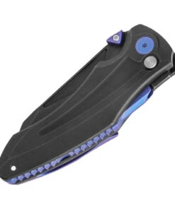 Jake Hoback Knives Jake Hoback Sumo Button Lock - Blk/Purple Ti (3.25" Blk CPM-20CV) -Knifeworks Sales Store HOB021BP 1 1 32382.1641830094