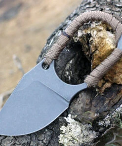 Jake Hoback Knives JHK Jeremiah Johnson Tan HOB025T, 4.0625" CPM-20CV One Piece Construction, Kydex Sheath