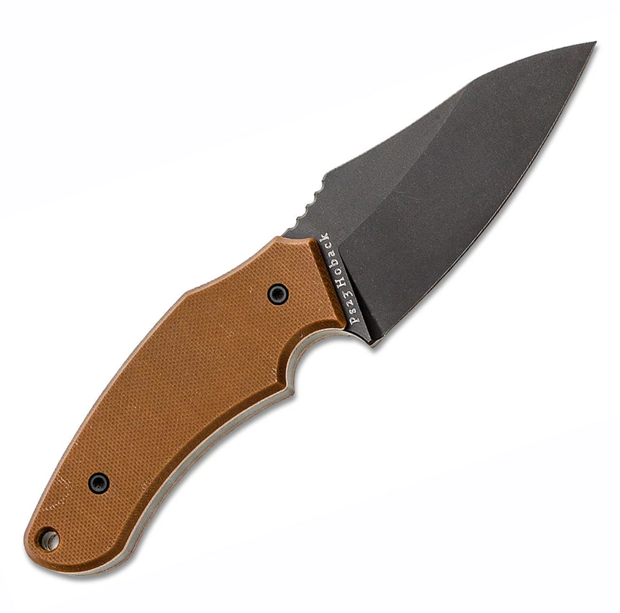 Jake Hoback Knives Jake Hoback Shepherd Fixed - Brown G-10 (3.25" CPM-20CV Black SW) Kydex 2 Jake Hoback Knives Jake Hoback Shepherd Fixed - Brown G-10 (3.25" CPM-20CV Black SW) Kydex - Image 2