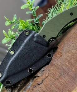 Jake Hoback Knives Jake Hoback Shepherd Fixed Blade HOB026G, 3.25" CPM-20CV Stonewashed Plain Blade, OD Green G-10 Handle -Knifeworks Sales Store HOB026G.2 61025.1616610330