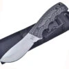 Hen & Rooster Skinner, HR-005, 4" Satin Stainless Steel Skinner , Black & Gray G-10 Sculpted Handle w/Black Nylon Sheath
