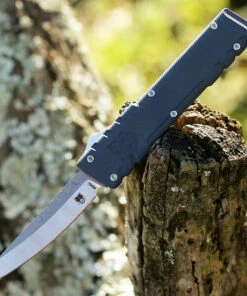 CobraTec Gentlemen's OTF Automatic - Grey Alum. (2.8" 154CM Satin) GENTGRYCM154DNS