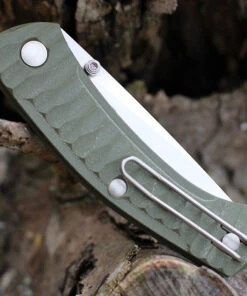 GiantMouse ACE Iona Liner Lock, 2.9" Satin M390 Drop Point Blade, Anso Textured Green G-10 Handle 6 GiantMouse ACE Iona Liner Lock, 2.9" Satin M390 Drop Point Blade, Anso Textured Green G-10 Handle -Knifeworks Sales Store IONA GREEN G10.3 53202.1611778240