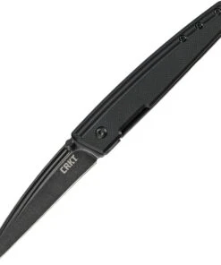 CRKT Inara Framelock CR7140, 2.783" 8Cr14MoV Plain Blade, Black G10 Front w/ 2Cr13 SS Back Handle