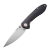CJRB Cutlery Small Feldspar J1912S-BKC, 3.0" D2 Steel Stonewashed Plain Blade, Contoured Black G-10 Handle