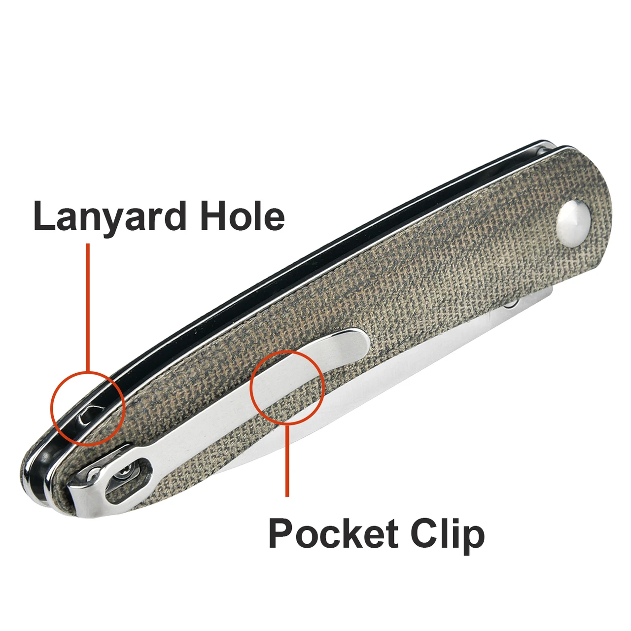 CJRB Cutlery RIA J1917-ODG, 2.95" AR-RPM9 Sand Polish Plain Blade, Green Micarta Handle 5 CJRB Cutlery RIA J1917-ODG, 2.95" AR-RPM9 Sand Polish Plain Blade, Green Micarta Handle - Image 5