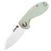 CJRB Swaggs Maileah J1918-NTG, 2.39" AR-RPM9 Powder Steel Plain Blade, Natural Green G-10 Handle