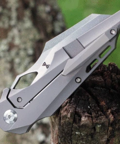 Kansept Knives Genesis K1010A1, 3.62" CPM-S35VN Satin Plain Blade, Titanium Handle -Knifeworks Sales Store K1010A1.2 67323.1623700507