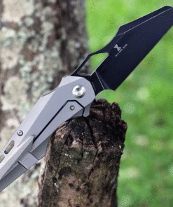 Kansept Knives Genesis K1010A2, 3.62" CPM-S35VN Black Stonewashed Blade, Gray & Black Titanium CF Handle 5 Kansept Knives Genesis K1010A2, 3.62" CPM-S35VN Black Stonewashed Blade, Gray & Black Titanium CF Handle -Knifeworks Sales Store K1010A2 29913.1623700954