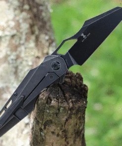 Kansept Knives Genesis K1010A3, 3.62" CPM-S35VN Black Stonewashed Blade, Black Titanium Handle -Knifeworks Sales Store K1010A3 57685.1623703026