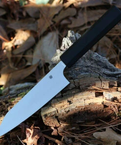 Spyderco Knives Spyderco Minarai Funayuki Utility Knife, Black Polypropylene (6.41" CTS BD1N) K16PBK