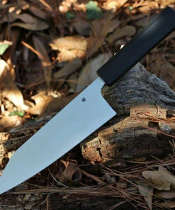 Spyderco Knives Spyderco Minarai Bunka Bocho Santoku Knife, Black Polypropylene (7.83" CTS BD1N) K18PBK