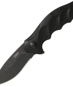 CRKT K221KKP Foresight Assisted Opening, 3.53" 1.4116 Steel Stonewashed Plain Blade, Glass Reinforced Nylon Handle