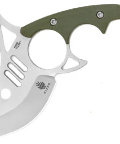 Kizer Cutlery Kizer Shark Tooth Fixed Blade - Green G-10 (2.5" N690 Satin) Ki1043N1