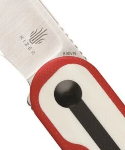 Kizer Cutlery Mini Bay - Red & White (1.8" Satin) Ki2583A2 6 Kizer Cutlery Mini Bay - Red & White (1.8" Satin) Ki2583A2 -Knifeworks Sales Store KI2583A2 2 62667.1628000178