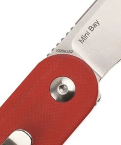 Kizer Cutlery Mini Bay - Red & White (1.8" Satin) Ki2583A2 7 Kizer Cutlery Mini Bay - Red & White (1.8" Satin) Ki2583A2 -Knifeworks Sales Store KI2583A2 3 51254.1628000178