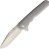 Kizer Cutlery, Mini Flashbang, Ki3454S1, 3" SW CPM-S35VN Plain Blade, Titanium Handle