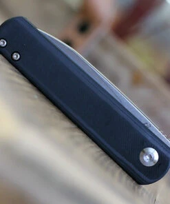 Kizer Cutlery Kizer Feist Ki3499C2, 2.82" CPM S35VN Stonewash Drop Point Plain Blade, Carbon Fiber Handle -Knifeworks Sales Store KI3499C2.6 53311.1586879181