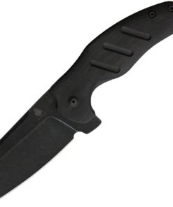 Kizer Cutlery Kizer Sheepdog C01C Frame Lock, 3.25" Black Stonewash CPM-S35VN Blade, Black Carbon Fiber Handle