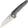 Kizer Cutlery Kizer VK1-FL Framelock Ki4565, 3.35" S35VN Satin Plain Blade, Titanium Handle