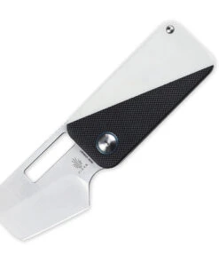 Kizer Cutlery Kizer Walnut - Black and White G-10 (1.97" N690 Satin) V2592N1