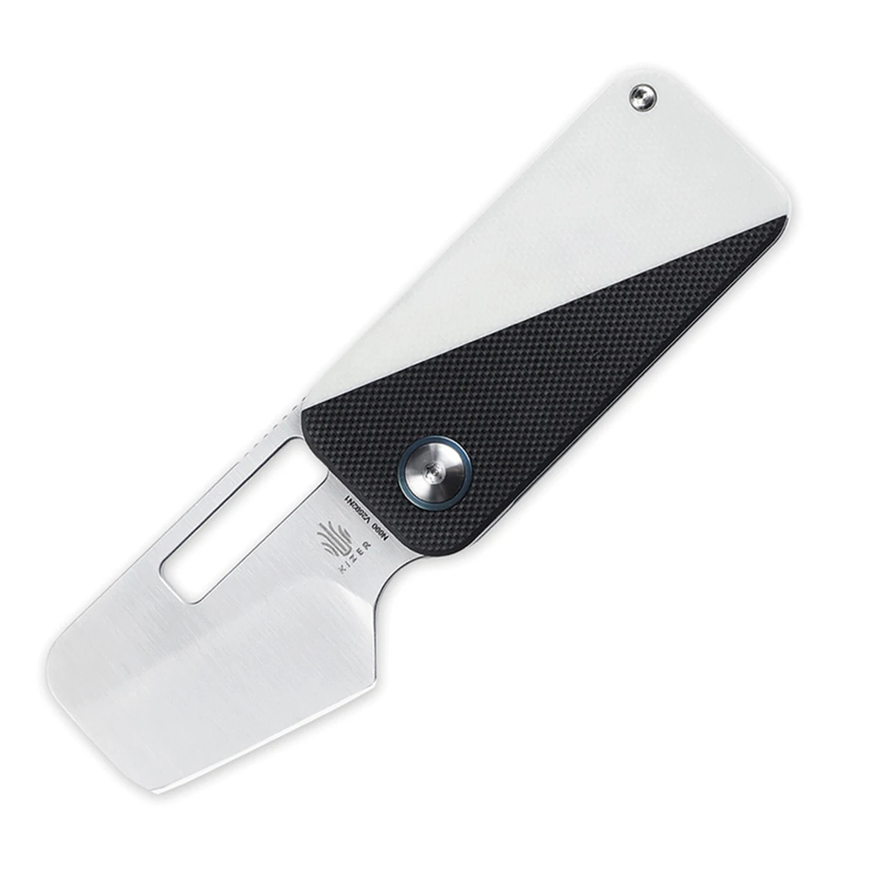 Kizer Cutlery Kizer Walnut - Black and White G-10 (1.97" N690 Satin) V2592N1 1 Kizer Cutlery Kizer Walnut - Black and White G-10 (1.97" N690 Satin) V2592N1