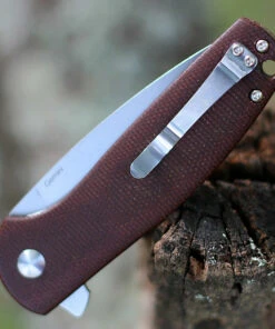 Kizer Cutlery Kizer Gemini Micarta V3471E2, 3.1" N690 Stonewash Plain Blade, Brown Micarta Handle 6 Kizer Cutlery Kizer Gemini Micarta V3471E2, 3.1" N690 Stonewash Plain Blade, Brown Micarta Handle -Knifeworks Sales Store KIV3471E2.1 64862.1598037516