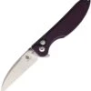 Kizer Cutlery Swaggs Swayback V3566N1, 3" Bohler N690 Stonewashed Wharncliffe Blade, Purple G-10 Handle