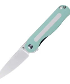 Kizer Cutlery Kizer Mini Latt Vind Front Flipper - Tiffany Blue G10 (3" Satin) V3567N4