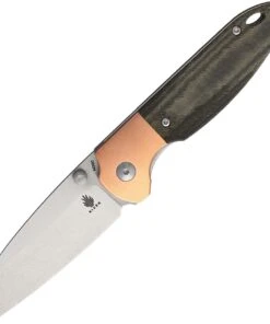 Kizer Cutlery Deviant - Green Micarta (3" M390 Two-Tone) V3575A1