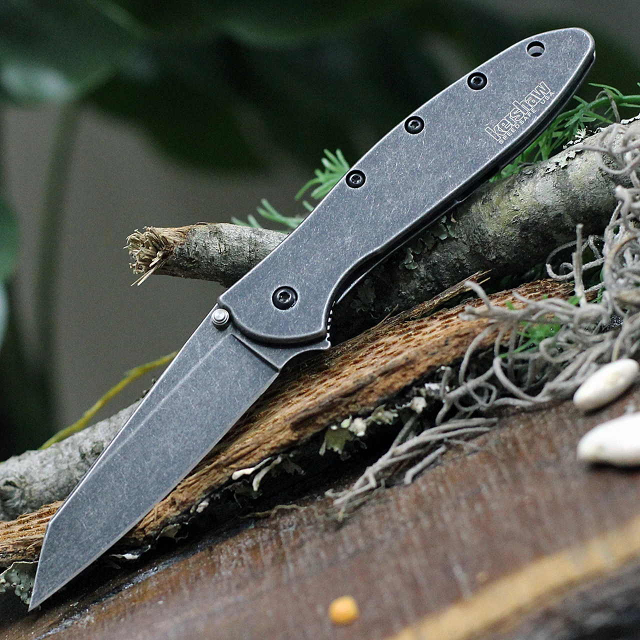 Kershaw Knives Kershaw Random Leek - SW Blk (3" 14C28N SW Blk Reverse Tanto) 1660RBW 1 Kershaw Knives Kershaw Random Leek - SW Blk (3" 14C28N SW Blk Reverse Tanto) 1660RBW