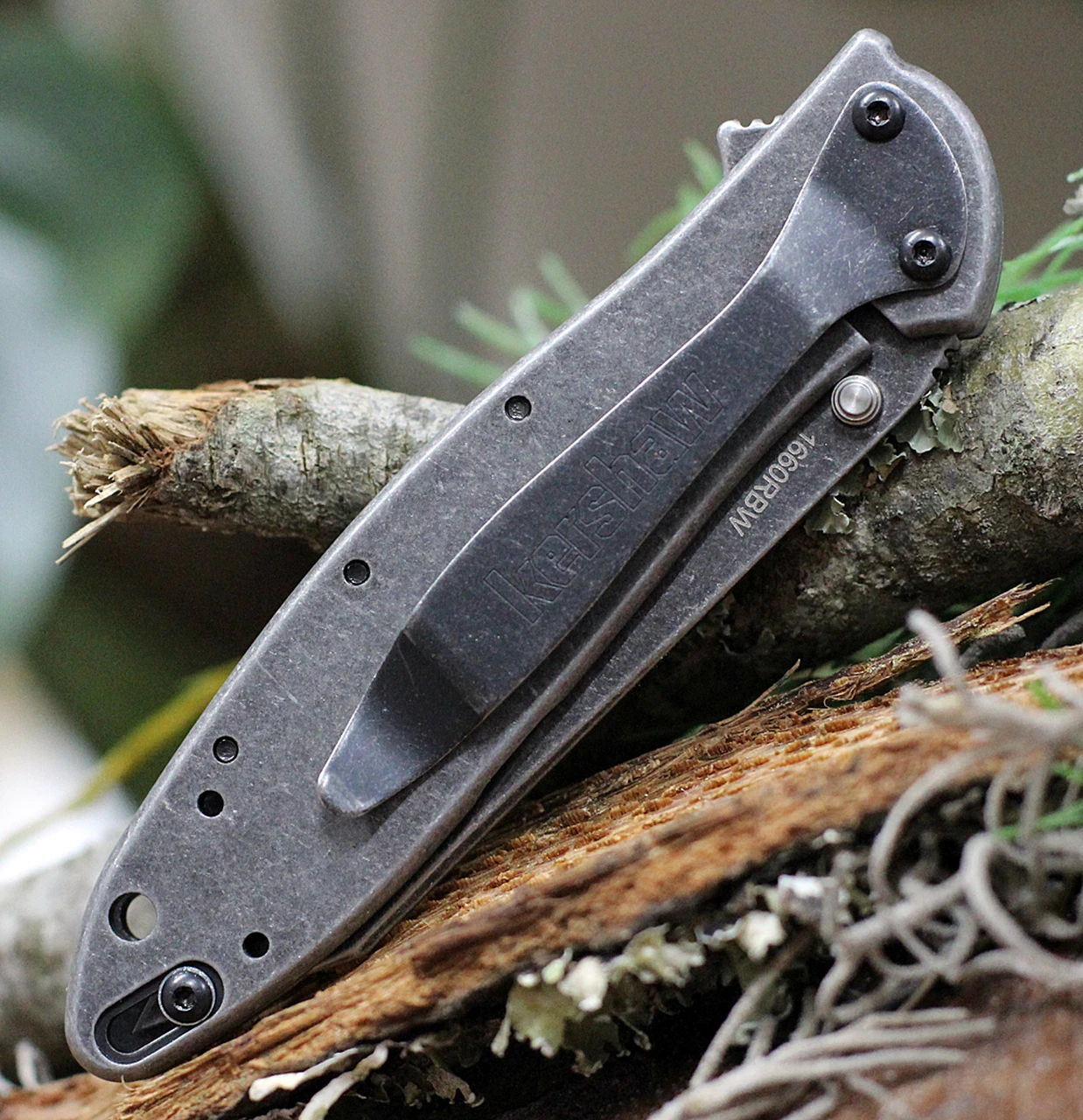 Kershaw Knives Kershaw Random Leek - SW Blk (3" 14C28N SW Blk Reverse Tanto) 1660RBW 3 Kershaw Knives Kershaw Random Leek - SW Blk (3" 14C28N SW Blk Reverse Tanto) 1660RBW - Image 3