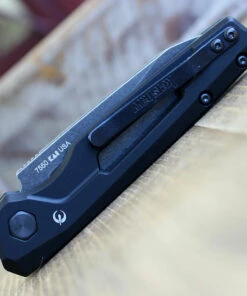 Kershaw Knives Kershaw Launch 11, 2.75" CPM 154 Blackwash Blade, Black Aluminum Handle -Knifeworks Sales Store KS7550.2 01453.1585165767