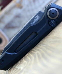 Kershaw Knives Kershaw Launch 11, 2.75" CPM 154 Blackwash Blade, Black Aluminum Handle -Knifeworks Sales Store KS7550.3 55535.1585165767