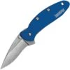 Kershaw Knives Kershaw Chive KS1600NBSW, 2" 420HC Stainless Blade, Navy Anodized Aluminum Handle