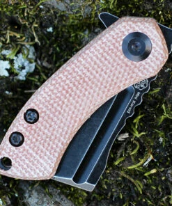 Kansept Knives Kansept Mini Korvid - Brown Micarta (1.5" Blk Cleaver) T3030A5 -Knifeworks Sales Store KT3030A5.2 38103.1643303115