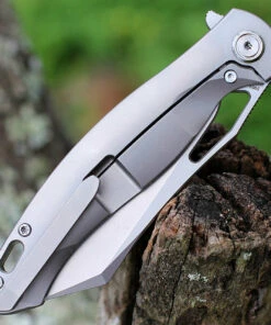 Kubey Knife Drake -Titanium (3.9” Sandblast CPM-S90V) KU246A -Knifeworks Sales Store KUB246.2 02068.1639501094