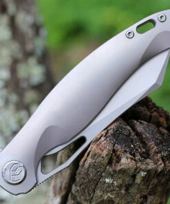 Kubey Knife Drake -Titanium (3.9” Sandblast CPM-S90V) KU246A -Knifeworks Sales Store KUB246.3 09098.1639501094