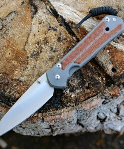 Chris Reeve Large Sebenza 21 - Natural Canvas Micarta (3.6" CPM S35VN Insingo) L21-1264