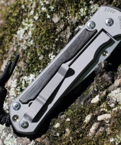 Chris Reeve Large Sebenza 31 Bog Oak Inlay, 3.61" CPM S45VN Stonewashed Drop Point Blade, Matte-Blasted Handle (L31-1100) -Knifeworks Sales Store L31 1100.1 36779.1624993643