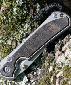 Chris Reeve Large Sebenza 31 Bog Oak Inlay, 3.61" CPM S45VN Stonewashed Drop Point Blade, Matte-Blasted Handle (L31-1100) -Knifeworks Sales Store L31 1100.2 24730.1624993642