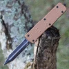 Templar Knife Co. Templar Premium Lightweight Large OTF -Alum. Bronze (3.55" D2 Blk Dagger) LA-AB-12-1