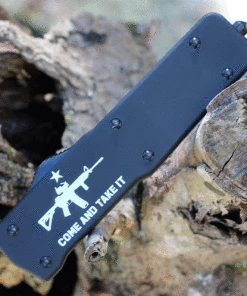 Templar Knife Co. Templar Premium Lightweight Large OTF -Alum. Blk CATI (3.55" D2 Blk Dagger) LA-AR15-12-1 -Knifeworks Sales Store LAAR.1 69286.1635171451