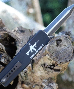 Templar Knife Co. Templar Premium Lightweight Large OTF -Alum. Blk CATI (3.55" D2 Blk Dagger) LA-AR15-12-1 -Knifeworks Sales Store LAAR121 31798.1635171451