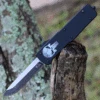 Templar Knife Co. Templar Premium Lightweight Large OTF -Alum. Fallen (3.55" D2 Blk Drop Point) LA-FL-32-1